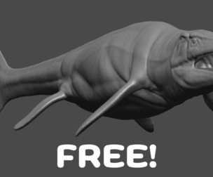 Dinosaur Basemesh 16 - Free
