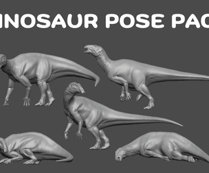 Dinosaur Pose Pack 01