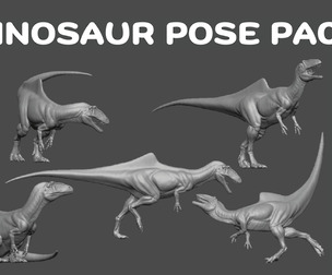 Dinosaur Pose Pack 02