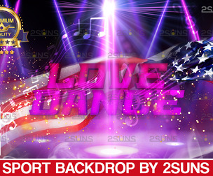 Digital Backdrop Dance Sport Stadium Overlay