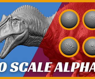 40 Scale Alphas for Reptiles, Dragons, Dinosaurs