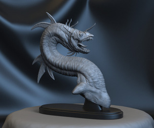 Winged Nazgul - Dragon for 3D Printing