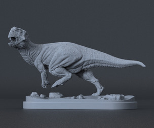 Psittacosaurus 3 - Dinosaur for 3D Printing