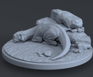 Psittacosaurus 4 - Dinosaur for 3D Printing