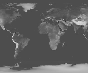 86k Earth Displacement Map
