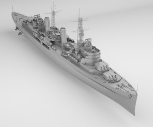 HMS Belfast Town Class Royal Navy Cruiser