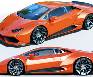 Lamborghini Huracan Liberty Walk body kit