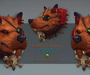 Texture Tutorial - Hand painting Fur in 3DCoat.
