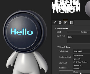 50 Fonts Pack | Substance Painter