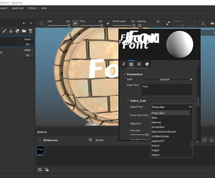 50 Fonts Pack 2 | Substance Painter