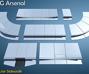 Modular Sidewalk - HQ
