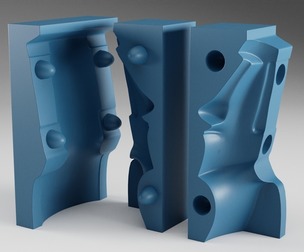 Moai mold
