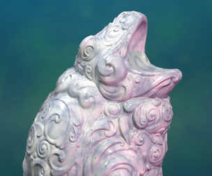 Marble Toad Frog PBR
