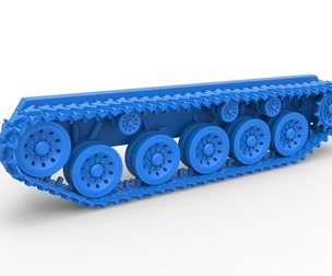 Track for Vintage Monster tank V2 Scale 1:25