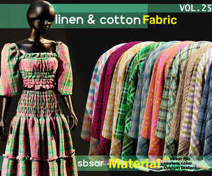 linen-cotton fabric-SBSAR -VOL 25