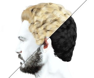 Wavy Short Male Hair