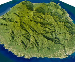 Yakushima full 3d model terrain