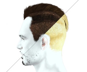 Realistic Fade Hair for Solder