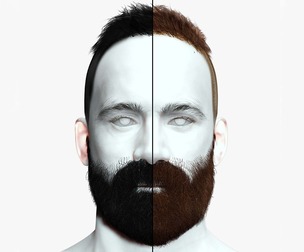 Realistic Male Hair