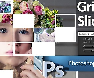 Grid Slicer Photoshop Script