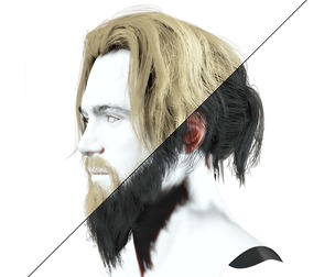 Chinese Male Hair - Ponytail Style