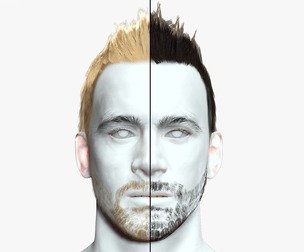 Realistic Hair - Faux Hawk Style