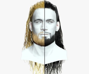 Wavy Long Man Hair