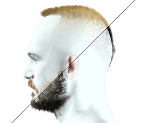Realistic Male Hair - Curly Fade