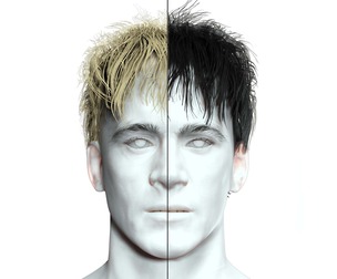 Realistic Male Hair - Messy Hair Style