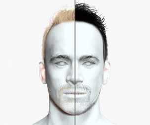 Realistic Male Hair