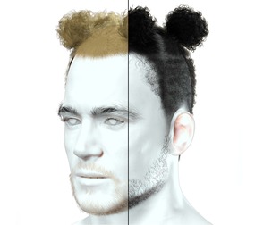 Realsitic Short Male Hair