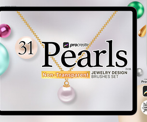 31 Procreate Pearls brashes set