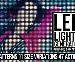 Led Lights Generator PS Actions