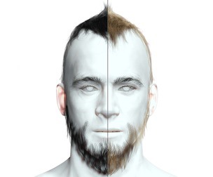 Faux Hawk Hair - Viking Style