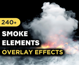 240+ Smoke Elements Overlay Effects