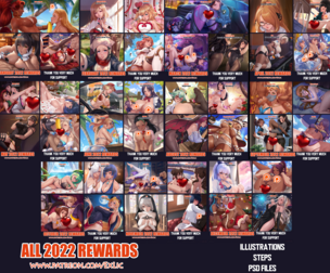 All 2022 rewards + psd files