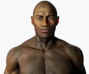 Realistic African American Man G1