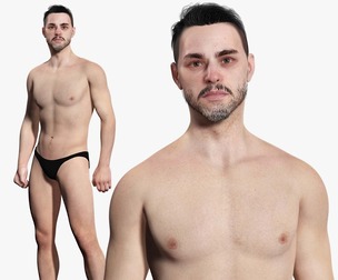 Kiven - Realistic Man Base Mesh