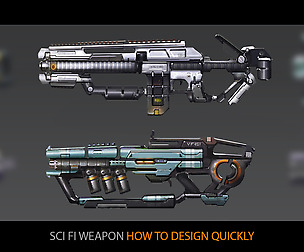 Sci fi Weapon: how to design quickly