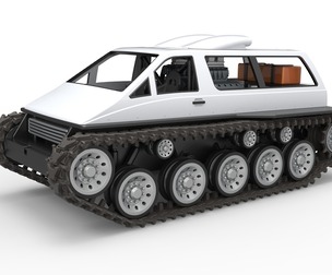 Vintage Monster tank Version 6 Scale 1:25