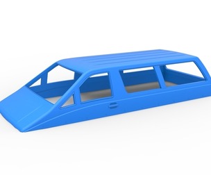 Shell for Vintage Monster tank V4 Scale 1:25