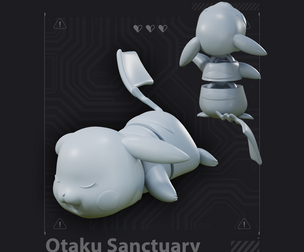 PIKACHU SLEEP CUTE ARTICULATED