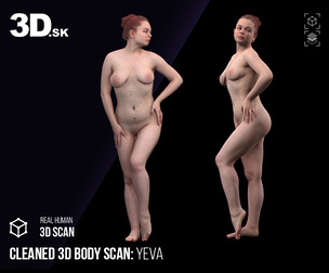 Cleaned Body Scan | 3D Model Yeva