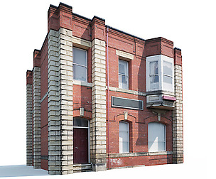 Apartment House #161 Low Poly