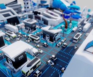 Smart City Low Polly