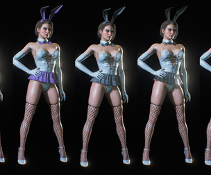 Project Patches - JV Queen Bunny White Series No.1