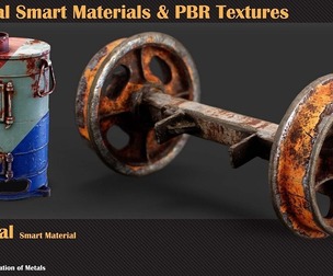 30 Metal Smart Materials & PBR Textures - VOL 07