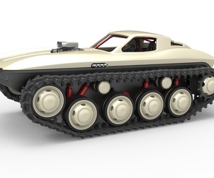 Vintage Monster tank Version 7 Scale 1:25
