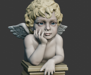 Cherub Balcony 3D Print