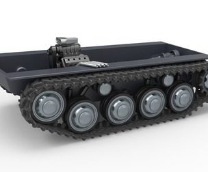 Vintage Monster tank Base V3 Scale 1:25